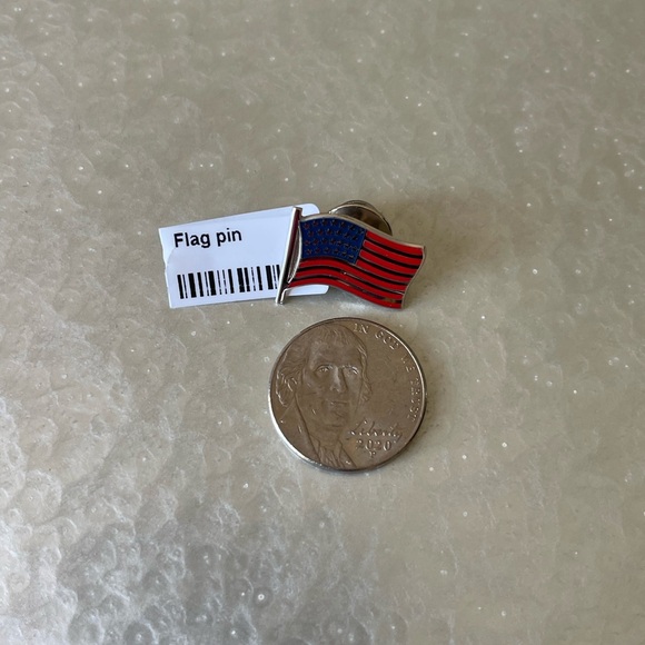 Sterling silver 925 Enameled Flag Pin - Picture 9 of 12
